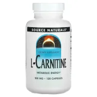 L-карнитин тартрат Source Naturals (L-Carnitine ) 120 капсул
