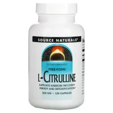 Цитруллин Source Naturals (L-Citrulline) 500 мг 120 капсул