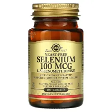 Селен бездрожжевой Solgar (Selenium Yeast-Free) 100 таблеток