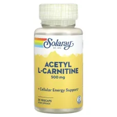 Solaray, Acetyl L-Carnitine , 500 mg, 30 VegCaps