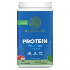 Органический натуральный протеиновый коктейль Warrior Blend Protein на растительной основе, Sunwarrior, 1.65 фт. (750 г)