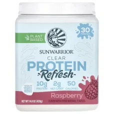Sunwarrior, Clear Protein Refresh, малиновий, 420 г (14,8 унції)