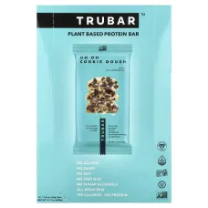 Trubar, Plant Based Protein Bar, Oh Oh Cookie Dough, 12 Bars, 1.76 oz (50 g) EachTrubar, рослинний протеїновий батончик