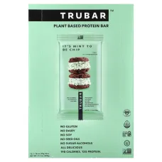 Trubar, Plant Based Protein Bar, It's Mint To Be Chip, 12 Bars, 1.76 oz (50 g) EachTrubar, рослинний протеїновий батончик