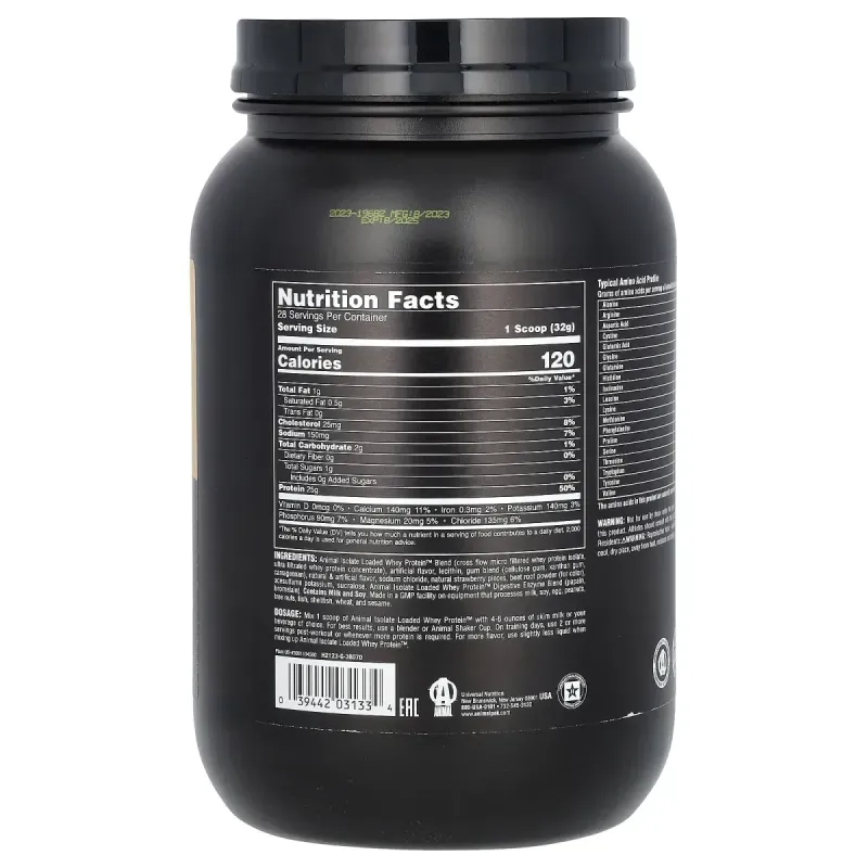 Сироватковий протеїн смак полуниці Universal Nutrition (Whey) 907р