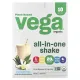 One, коктейль «все в одном», французская ваниль, Vega, 10 пакетиков по 38 г