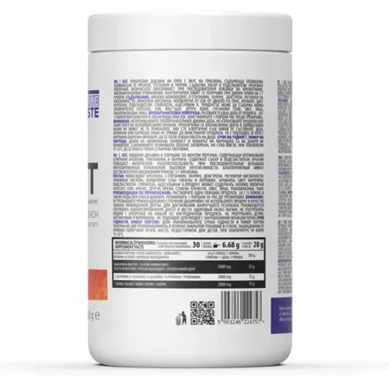 Креатин персик OstroVit (CGT, peach) 600 г