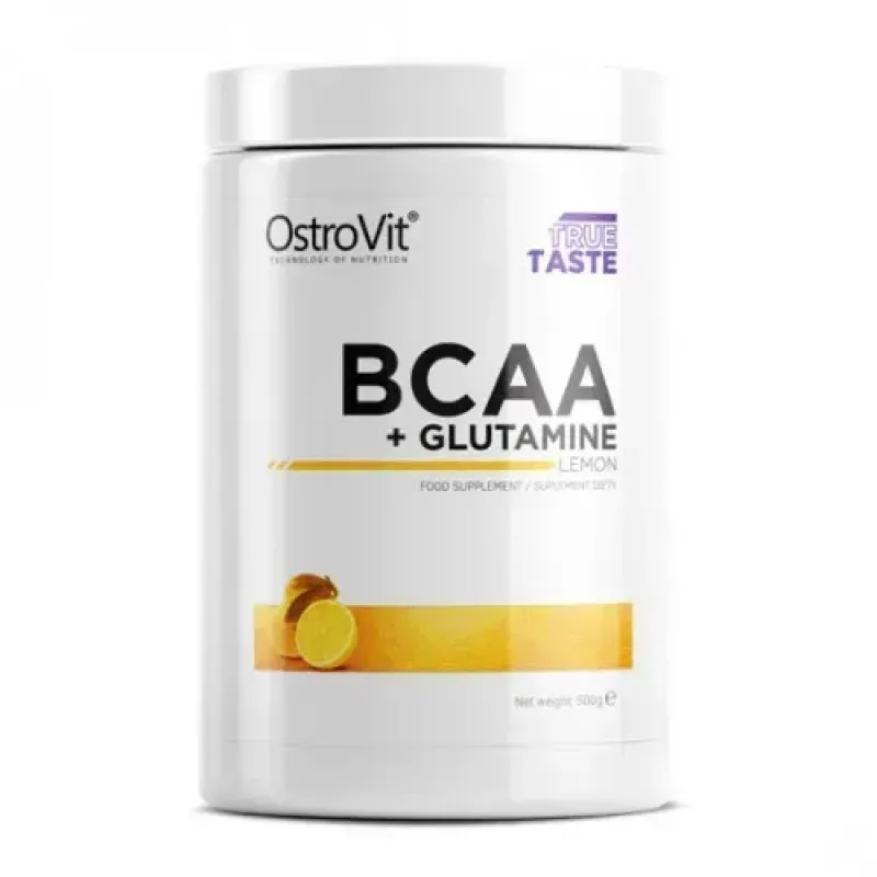 Аминокислота BCAA + глютамин, BCAA + GLUTAMINE, OstroVit, 500 г