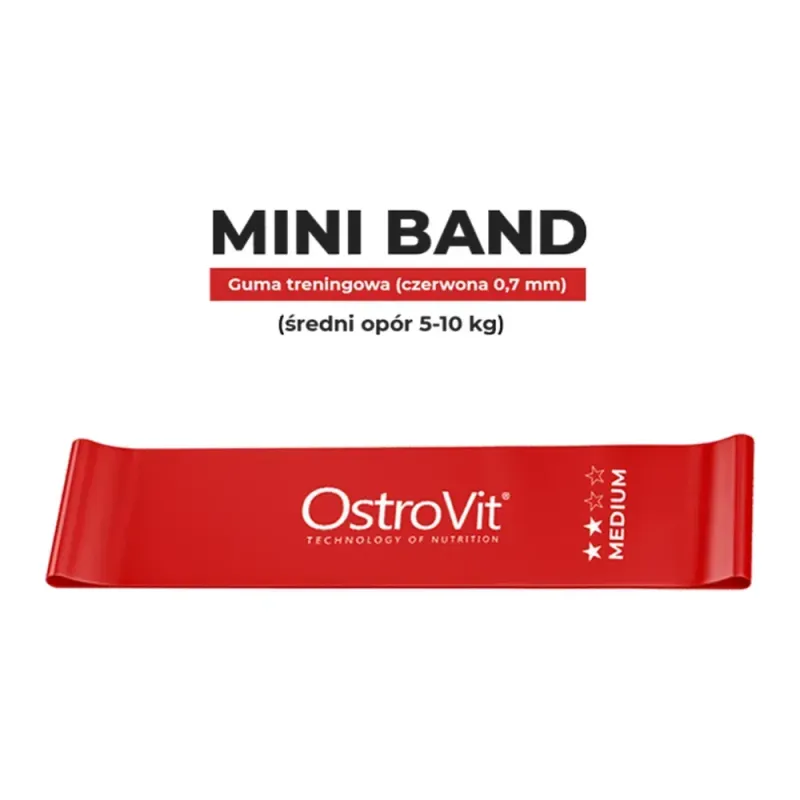 OstroVit Training bands set of 4 pcs.+ bagOstroVit Набір тренувальних еластичних стрічок (4 шт.)