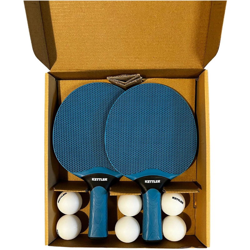 Набор для настольного тенниса Kettler Set Outdoor 2 ракетки 6 мячей