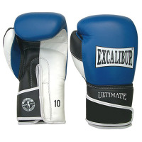 Боксерські рукавички Excalibur Ultimate 551-03/14 14 унцій синій/білий/чорний