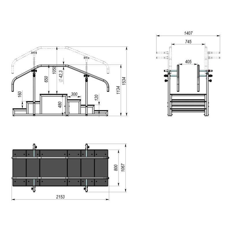 Сходи реабілітаційні InterAtletika C3346