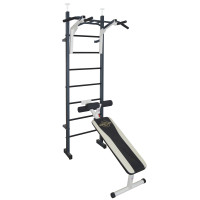 Шведская стенка InterAtletika Home Line HL001, 240×65 см, металл, черный