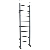 Шведская стенка InterAtletika HL001.1, 240×67,8×32,8 см, металл, черный