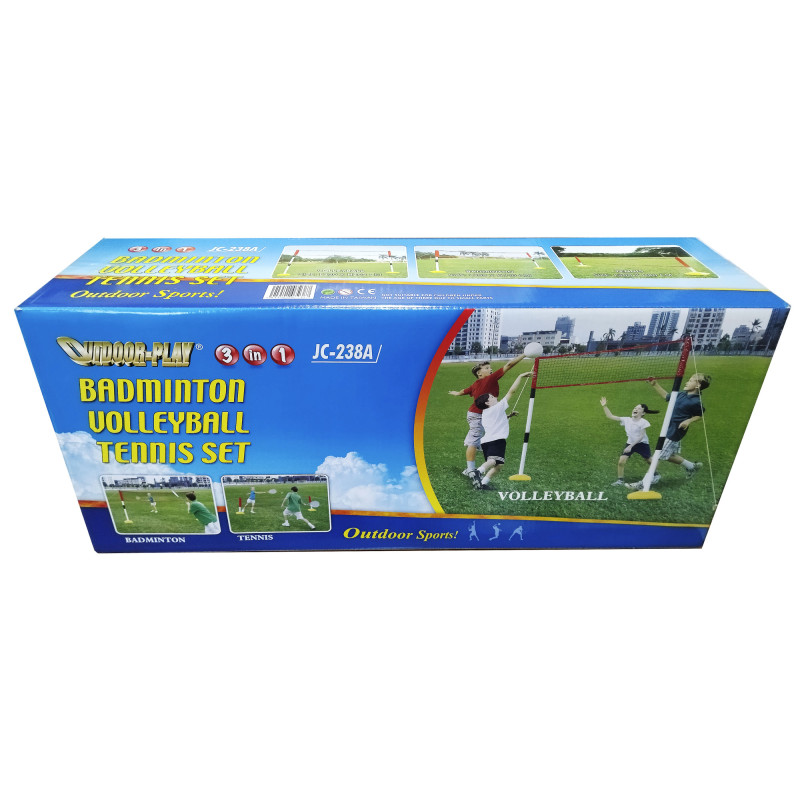 Сетка 3 в 1 Outdoor-Play JC-238A для бадминтона, волейбола, тенниса
