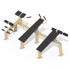 Гіперекстензія - Прес - Прес зворотній Explode KF816.3-123-S