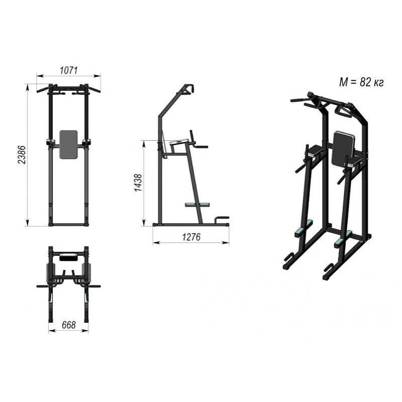 Комбінований станок InterAtletika LC312