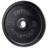 Диск InterAtletika LCA027-M, 20 кг, гумовий