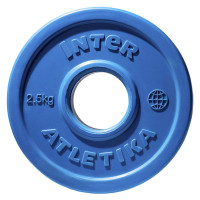 Диск InterAtletika LCA030-M, 2,5 кг, гумовий, кольоровий