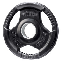 Диск InterAtletika LCAH037-M, 2,5 кг, гумовий, з ручками