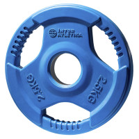 Диск InterAtletika LCAH044-M, 2,5 кг, гумовий, кольоровий