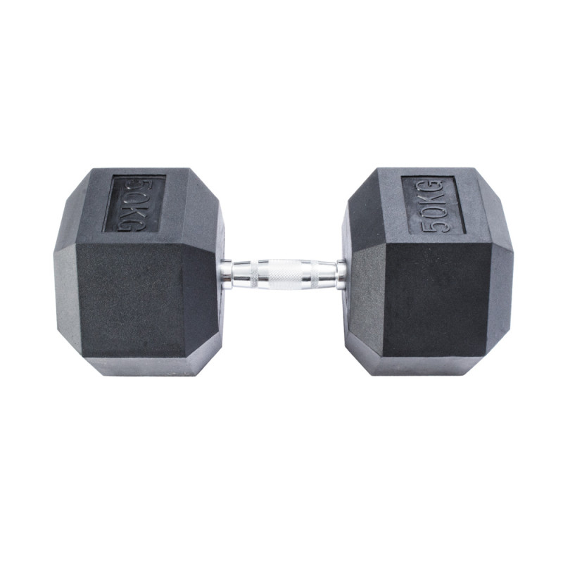 Гантель гексагональная InterAtletika MD2102-50 50 кг