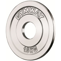 Диск GymWay MP-0.5K, 0,5 кг, стальной, белый