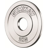 Диск GymWay MP-0.5K, 0,5 кг, сталевий, білий