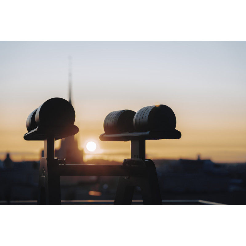 Гантели наборные NUO S 224 2-24 кг black пара