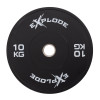Диск Explode PP207-L, 10 кг, бамперний, пресована гума, чорний