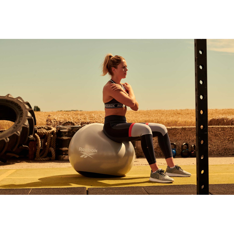 Мяч гимнастический Reebok RAB-40015BK 55 см серый