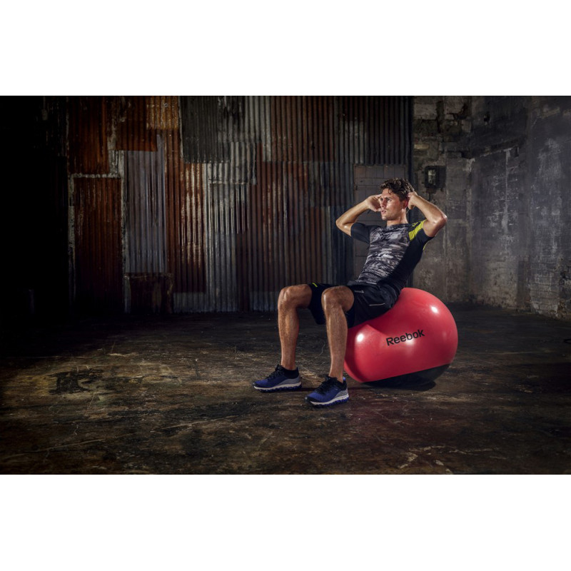 Мяч гимнастический Reebok RAB-40016RD 65 см красный-черный