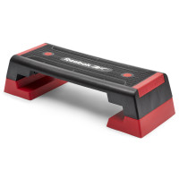 Степ-платформа Reebok Step RAP-11150RD, 102 см, поліпропілен/гума, червоний/чорний