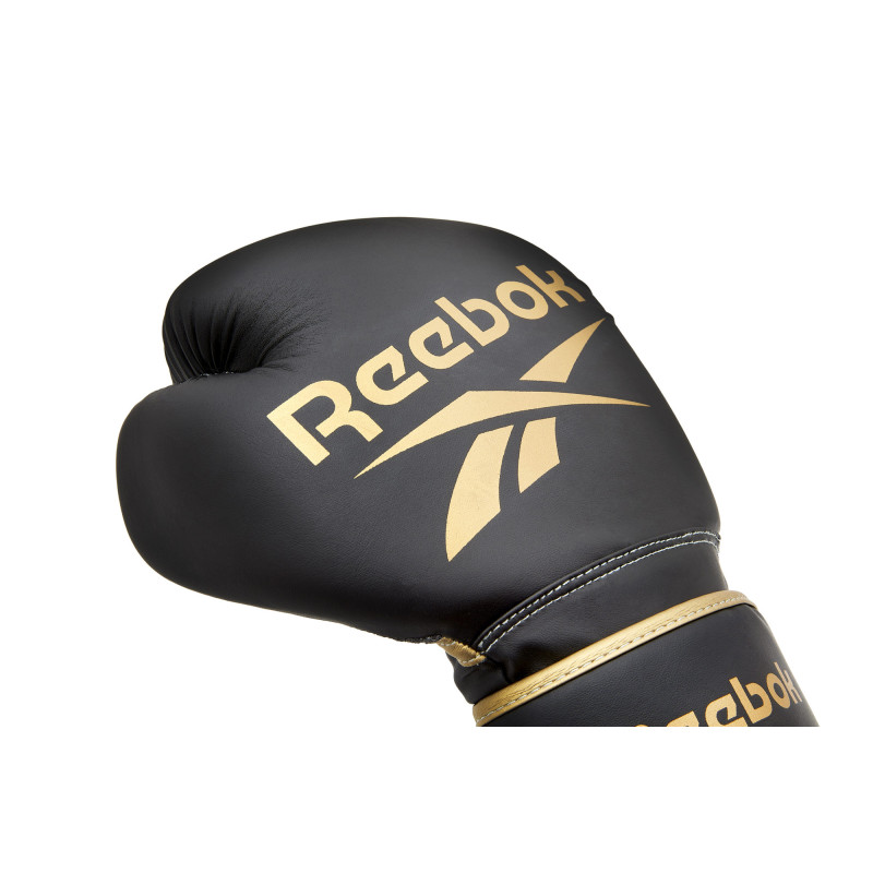 Боксёрские перчатки Reebok RSCB-12010GB-14 14 унций черный-желтый