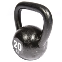 Гиря Reebok RSWT-12304, цельнолитая, 20 кг, чугун, черная