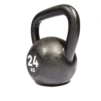 Гиря Reebok RSWT-12304, цільнолита, 24 кг, чавун, чорна