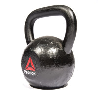 Гиря Reebok RSWT-12304, цельнолитая, 28 кг, чугун, черная