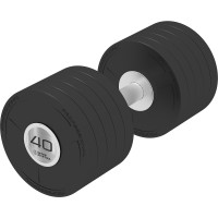 Гантель профессиональная InterAtletika ST555.40, с вращающимся грифом, 40 кг, хром