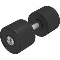 Гантель професійна InterAtletika ST555.42,5-P, з грифом, що обертається, 42,5 кг, лакофарбове покриття