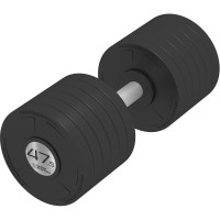 Гантель профессиональная InterAtletika ST555.47,5-P, с вращающимся грифом, 47,5 кг, лакокрасочное покрытие