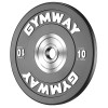 Диск GymWay TPR-10K, 10 кг, 450/51 мм, каучук, чорний
