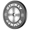 Диск GymWay TPR-20K, 20 кг, 450/51 мм, каучук, чорний