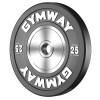 Диск GymWay TPR-25K, 25 кг, 450/51 мм, каучук, чорний