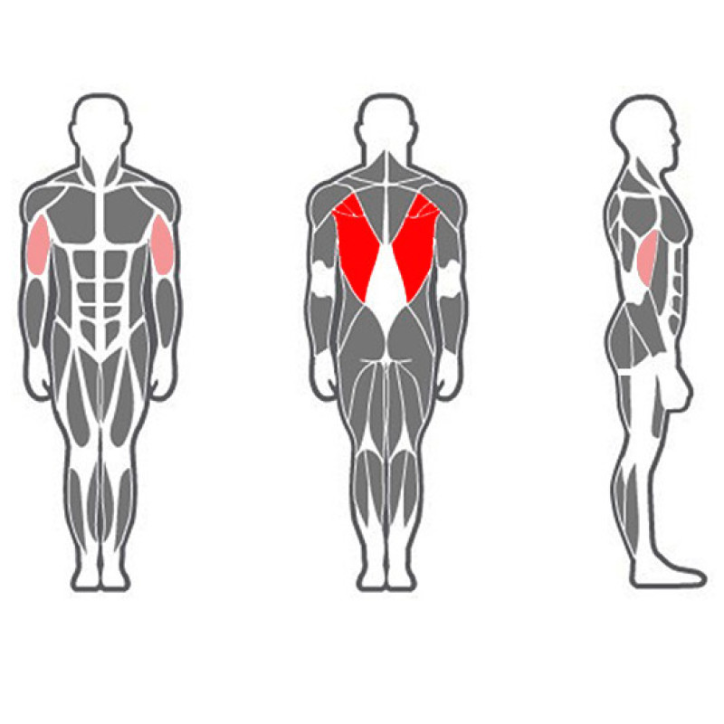 Блок для м'язів спини (комбінований) Xline XR118