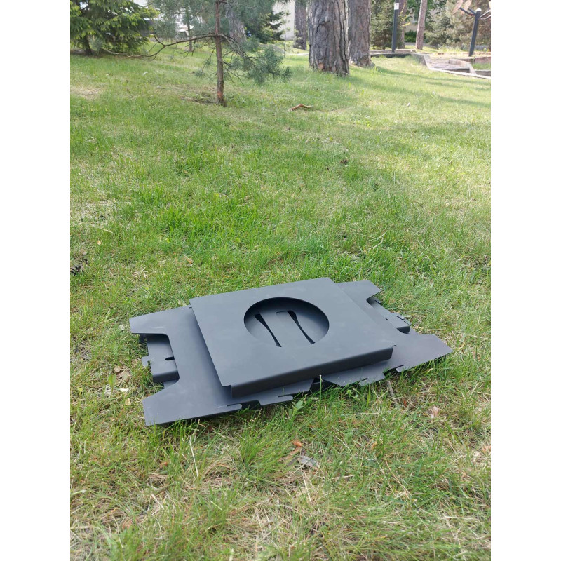 Мангал раскладной InterAtletika С3354.2 с подставкой под казан