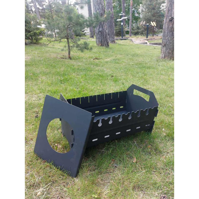 Мангал раскладной InterAtletika С3354.2 с подставкой под казан