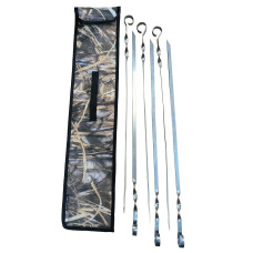 Набор шампуров 60 см InterAtletika СЗ354.6-60