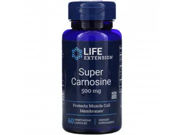 Супер Карнозин, Super Carnosine, Life Extension, 500 мг, 60 вегетаріанських капсул