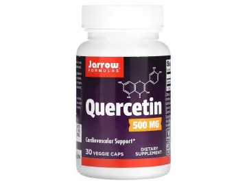 Кверцетин, 500 мг, Quercetin, Jarrow Formulas, 30 вегетеріанських капсул