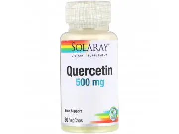 Кверцетин, Quercetin, Solaray, 500 мг, 90 вегетаріанських капсул